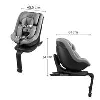 Kinderkraft I-Guard Airflow столче за кола 40-105 cm GREY - 3