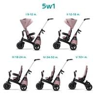 KinderKraft EASYTWIST розова триколка KKRETWIPNK - 5