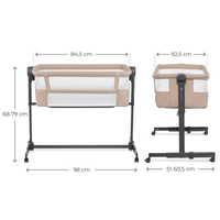 KinderKraft NESTEE UP 2 бебешка кошара BEIGE - 7 KinderKraft NESTEE UP 2 бебешка кошара BEIGE - 7