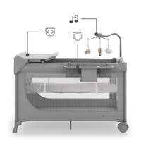 Kinderkraft LEODY UP сгъваема бебешка кошара с аксесоари... - 5