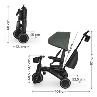 KinderKraft JAZZ 3 сгъваема триколка - 47 KinderKraft JAZZ 3 сгъваема триколка - 47