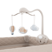 Kinderkraft LEODY UP сгъваема бебешка кошара с аксесоари... - 3