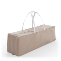 Kinderkraft LEODY UP сгъваема бебешка кошара BEIGE - 1