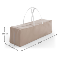 Kinderkraft LEODY UP сгъваема бебешка кошара BEIGE - 2