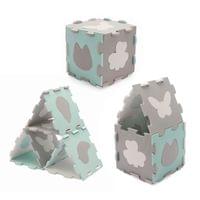 KinderKraft LUNO SHAPES мек пъзел мента KPLUSHMIN - 4