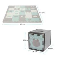 KinderKraft LUNO SHAPES мек пъзел мента KPLUSHMIN - 5