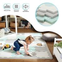 KinderKraft LUNO SHAPES мек пъзел мента KPLUSHMIN - 6