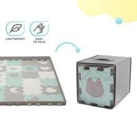 KinderKraft LUNO SHAPES мек пъзел мента KPLUSHMIN - 9