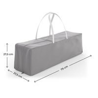 Kinderkraft LEODY UP сгъваема бебешка кошара GREY - 3
