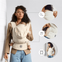 Kinderkraft ELARA ергономична раница BEIGE - 2