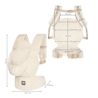 Kinderkraft ELARA ергономична раница BEIGE - 8