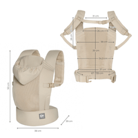 Kinderkraft CARRYBEE ергономична раница BEIGE - 4 Kinderkraft CARRYBEE ергономична раница BEIGE - 4