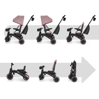 KinderKraft JAZZ 3 сгъваема триколка РОЗОВА - 2 KinderKraft JAZZ 3 сгъваема триколка РОЗОВА - 2