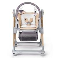 KinderKraft столче за хранене LASTREE дървесно KHLAST00BEGW - 2 KinderKraft столче за хранене LASTREE дървесно KHLAST00BEGW - 2