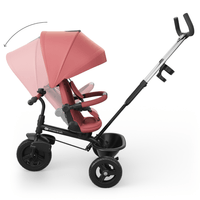 KinderKraft ASTON 2 PLUS триколка РОЗОВА - 8
