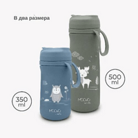 4440 Nuvita термос със сламка 350 ml Powder Blue - 9