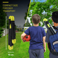 Dunlop сгъваема футболна врата 90x59x61 см - 4