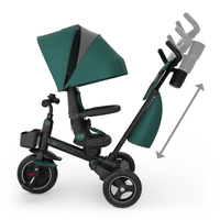 KinderKraft SPINSTEP 2 PLUS триколка ЗЕЛЕНА - 3