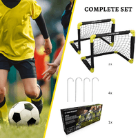 Dunlop 2 бр сгъваеми футболни врати 55x44x44 см - 7
