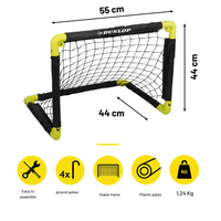 Dunlop 2 бр сгъваеми футболни врати 55x44x44 см - 8