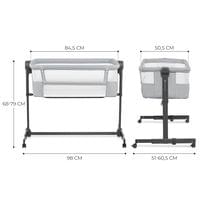 KinderKraft NESTE UP 2 бебешка кошара LIGHT GREY - 1