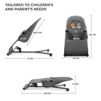 Kinderkraft MIMI шезлонг GREY - 4