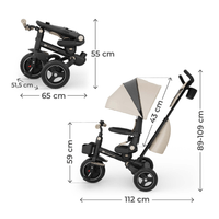 KinderKraft SPINSTEP 2 PLUS триколка БЕЖОВА - 5 KinderKraft SPINSTEP 2 PLUS триколка БЕЖОВА - 5
