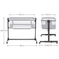 KinderKraft NESTEE UP 2 бебешка кошара GREY - 5 KinderKraft NESTEE UP 2 бебешка кошара GREY - 5