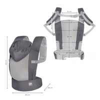 Kinderkraft CARRYBEE ергономична раница GREY - 17 Kinderkraft CARRYBEE ергономична раница GREY - 17