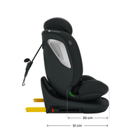 Kinderkraft I-Grow 2 PLUS столче за кола 40-150 cm BLACK - 2