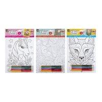 Moxy Рисуване по номера, асорти, А4, с 6 молива, 6 листа,... - 1