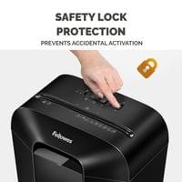 Шредер за унищожаване на документи Fellowes LX41, P-4, Micro-Cut, 17 L,... - 3