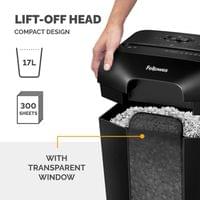 Шредер за унищожаване на документи Fellowes LX41, P-4, Micro-Cut, 17 L,... - 5