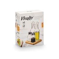 Оливерник Vivalto, стъкло и бамбук, 4 части - 2 Оливерник Vivalto, стъкло и бамбук, 4 части - 2