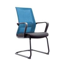 Посетителски стол RFG Smart M, дамаска и меш, до 120 kg, черна седалка,... - 2