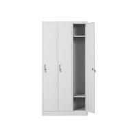 Гардероб RFG, метален, троен, 90 х 45 х 185 cm, сив - 2