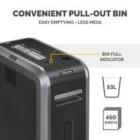 Шредер за унищожаване на документи Fellowes Powershred 125Ci, 100% Jam... - 7