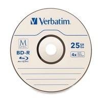 BD-R Verbatim, 25 GB, 4x - 2