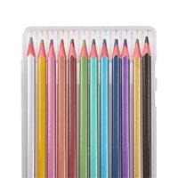 Цветни моливи Junior Ultra Square, хром, 12 цвята - 2