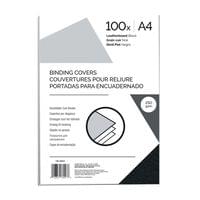 Fellowes Корици за подвързване, картонени, А4 250 g/m2, черни, 100 броя - 1 Fellowes Корици за подвързване, картонени, А4 250 g/m2, черни, 100 броя - 1