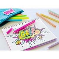 Faber-Castell Флумастери Grip, 5 цвята неон и 5 цвята пастел - 3
