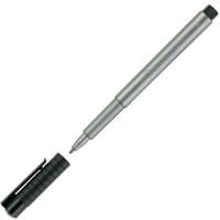 Faber-Castell Маркер Pitt Artist Pen, объл, 1.5 mm, сребрист - 1