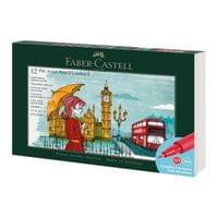Faber-Castell Маркер Pitt Artist - London, 12 броя - 1