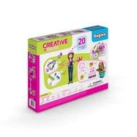 Engino Конструктор Creative Builder, 20 модела за момичета - 11