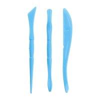 Ножчета за моделиране Sazio Blade, пластмасови, 3 броя - 2