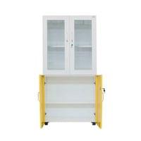 Шкаф RFG, лабораторен, 800 х 400 х 1650 mm, жълто-бял - 3