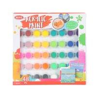 Beifa Акрилни бои DD121-BQ01, 48 цвята х 5 ml - 0