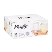 Чаша за вода Vivalto, боросиликатно стъкло, 325 ml, 6 броя - 2 Чаша за вода Vivalto, боросиликатно стъкло, 325 ml, 6 броя - 2