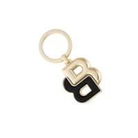 Hugo Boss Ключодържател Double B, черно-златист - 2