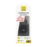 Зарядно TNB, USB 3.0, черно, USB Type-A - 2
